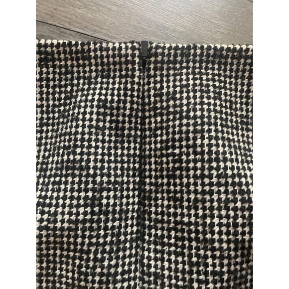 Lafayette 148 New York Women's Houndstooth Wool Tweed Mini Skirt size 8 NWT - Picture 8 of 12
